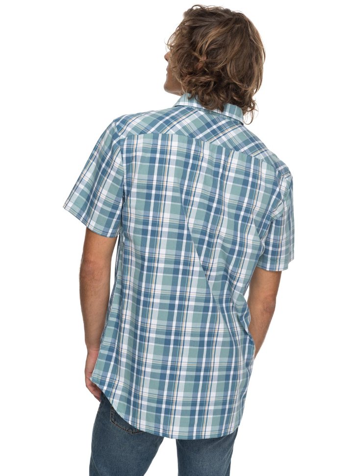 Рубашка мужская QUIKSILVER Everydaycheckss M Trellis Everyday Check фото 3