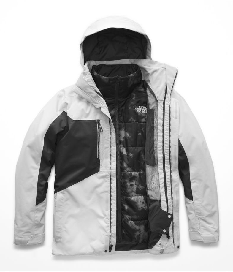 Куртка для сноуборда мужская THE NORTH FACE M Clement Triclimate Jacket High Rise Greay/Asphalt Urban