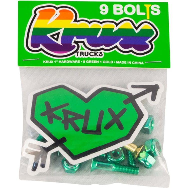 Винты для скейтборда KRUX Krome Phillips Hardware Green 1 дюйм фото 2