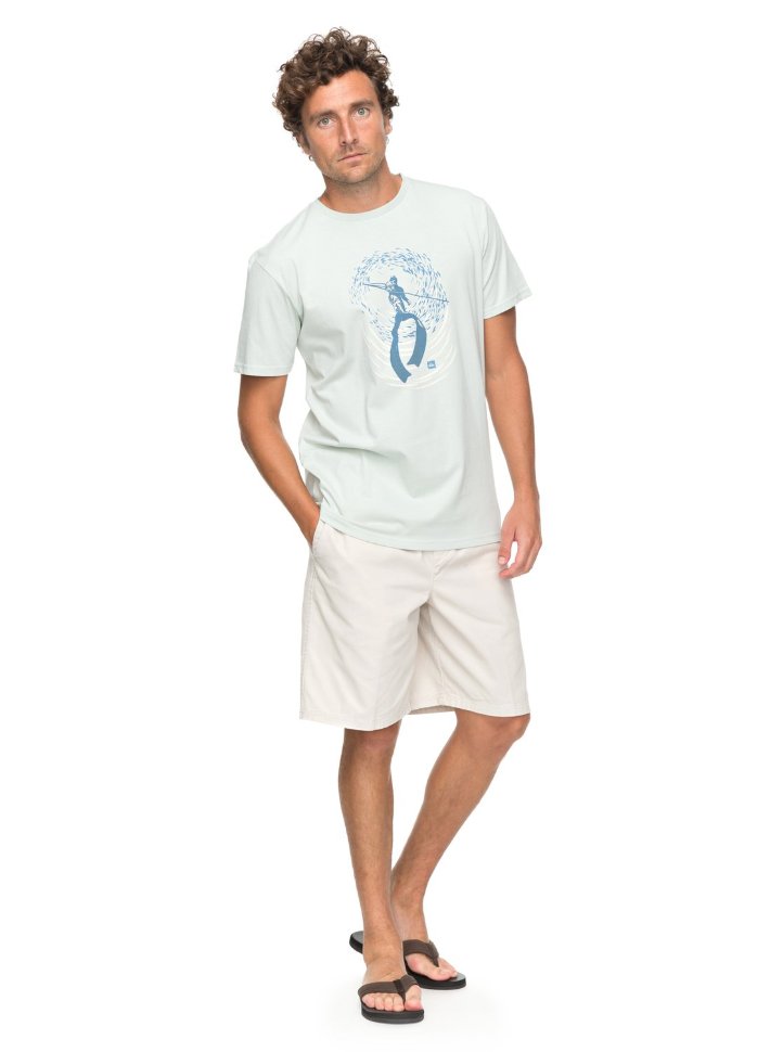 Футболка мужская QUIKSILVER Freediver M Misty Blue фото 2