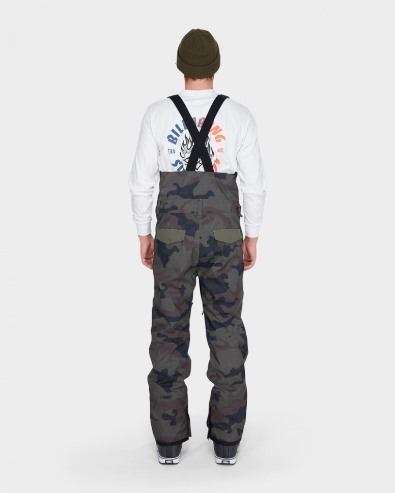 Штаны для сноуборда мужские BILLABONG North West Bib Camo фото 3