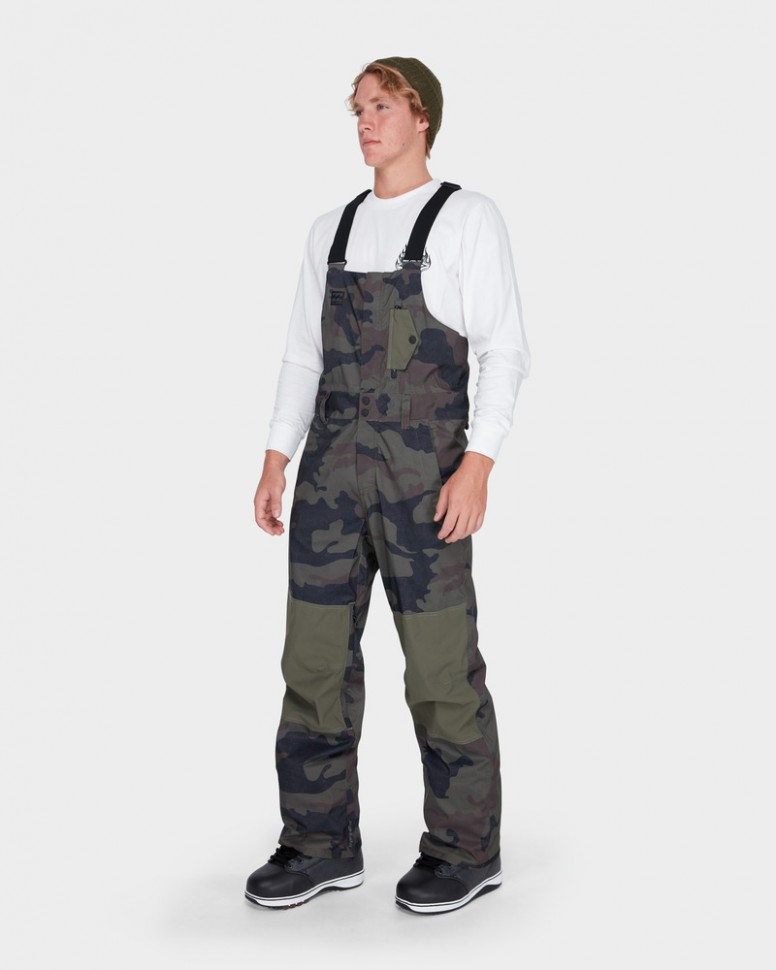 Штаны для сноуборда мужские BILLABONG North West Bib Camo фото 4