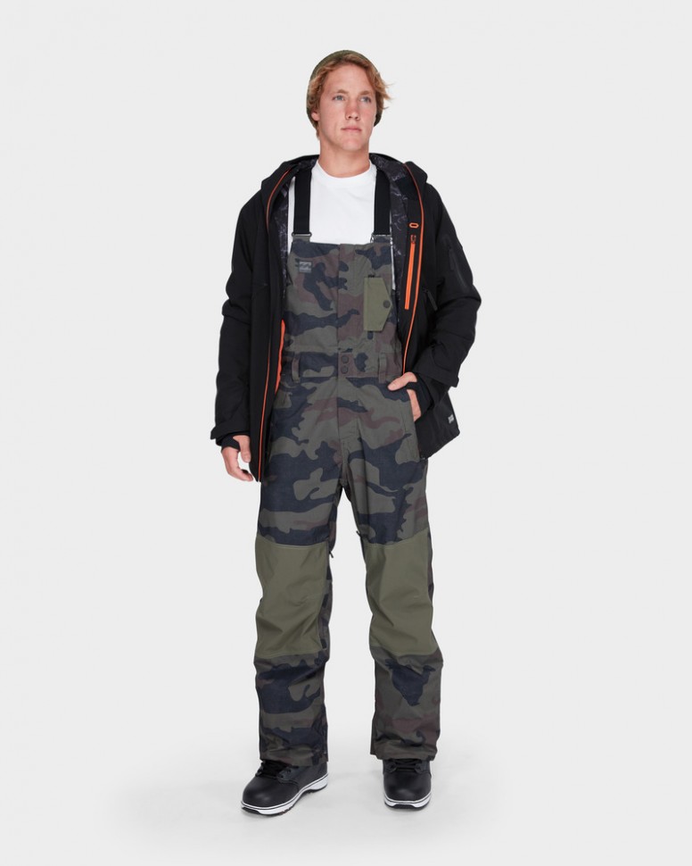 Штаны для сноуборда мужские BILLABONG North West Bib Camo фото 5