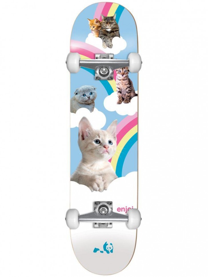 Скейтборд комплект ENJOI Kitten Slumber Fp Complete 7.5"