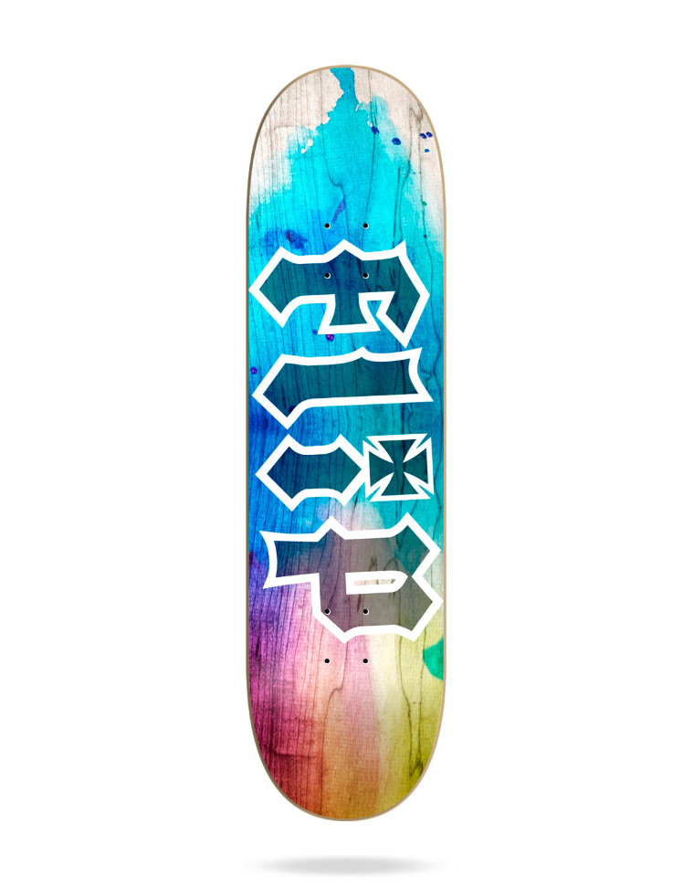фото Дека для скейтборда flip hkd tie dye deck blue 8,25"