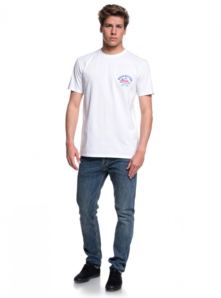 Футболка QUIKSILVER Fishandchickss M White фото 2