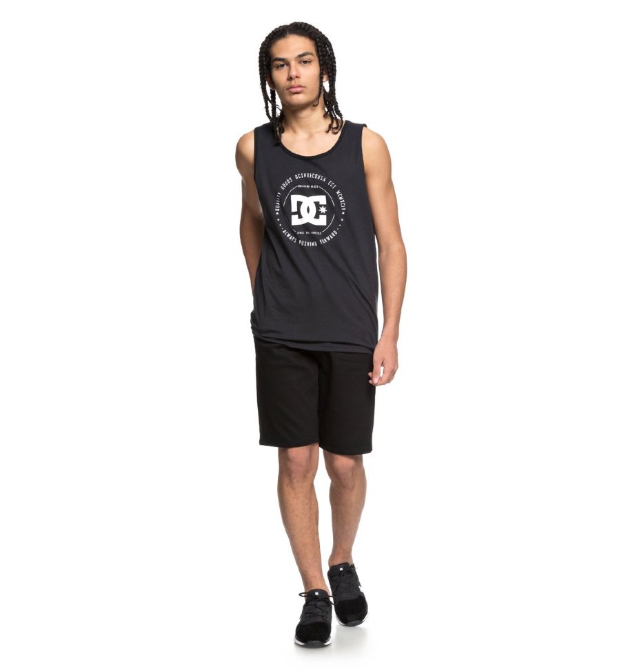 Майка мужская DC SHOES Rebuilt Tank M Black фото 2