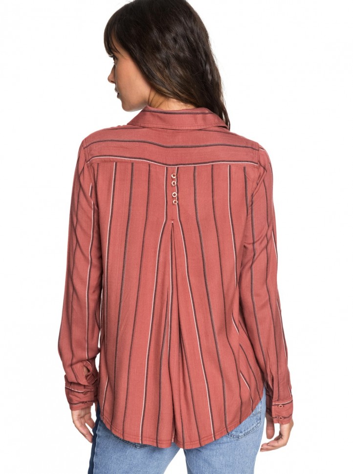 Блузка ROXY Concretestreets J Whitered Rose Poetic Stripe Ve фото 4