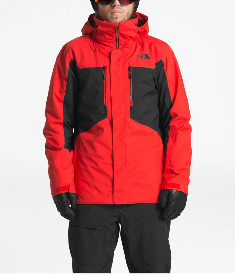 Куртка для сноуборда мужская THE NORTH FACE M Clement Triclimate Jacket Fiery Red/TNF BLACK фото 2