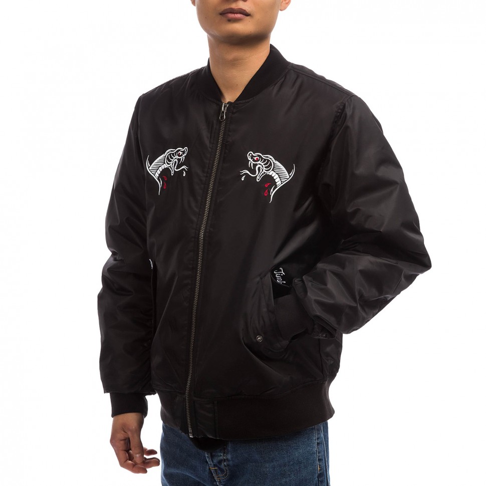Куртка-бомбер ELEMENT Go East Souvenir Jkt Flint Black 2020 фото 2
