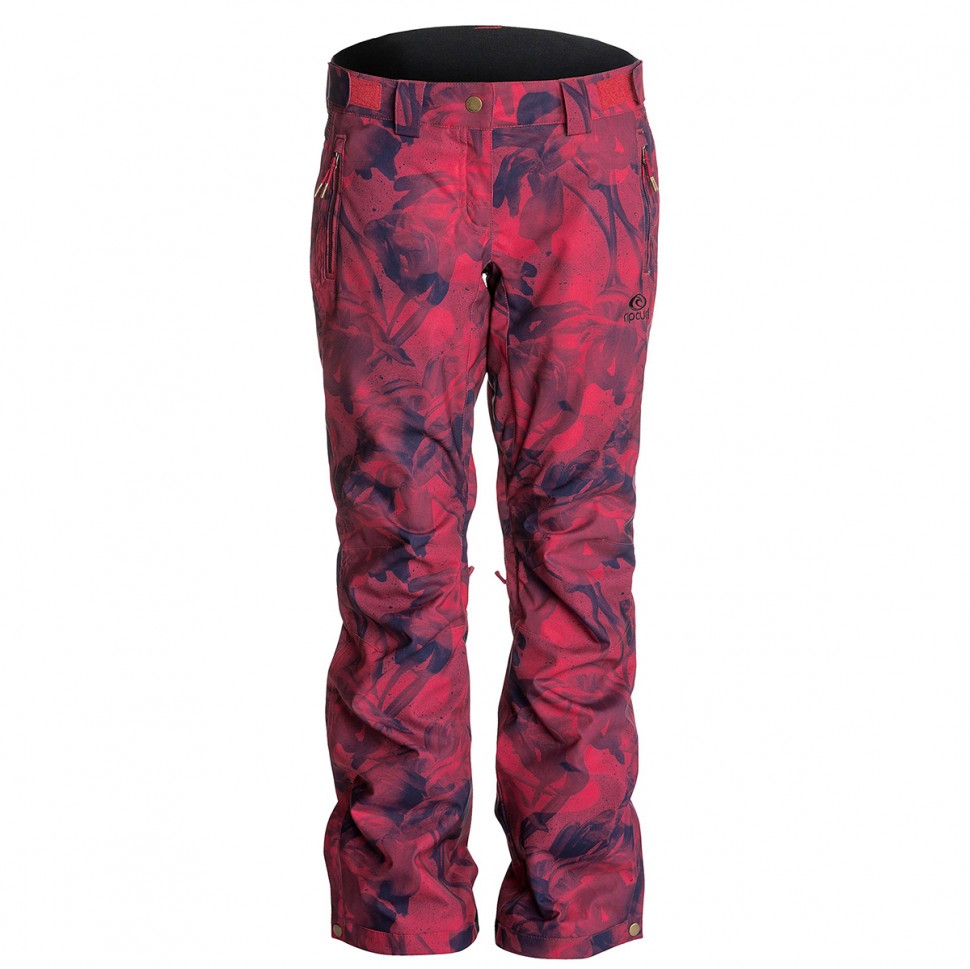 Штаны для сноуборда женские RIP CURL Slinky PTD Pant Red Orchid