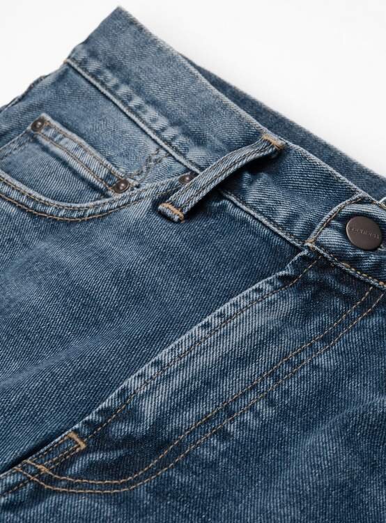Джинсы (Regular) CARHARTT WIP Vicious Pant Black (Mid Worn Wash) 2020 фото 2