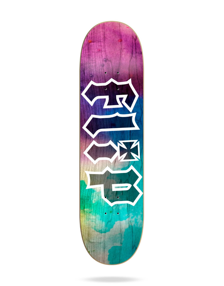 фото Дека для скейтборда flip hkd tie dye deck purple 8,45"