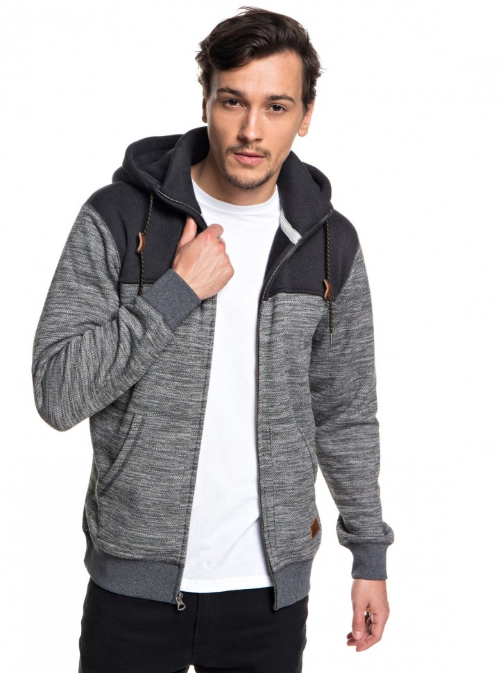 Кардиган QUIKSILVER Kellerblockzip M Dark Grey Heather фото 2