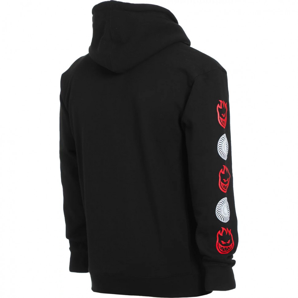 Худи SPITFIRE Hd Old E Cmb Slv Black/Red/White фото 2