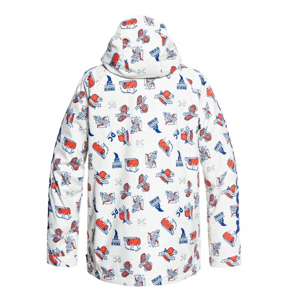 Куртка для сноуборда мужская DC SHOES Ripley Jkt M Silver Birch Pbj Graphic фото 4