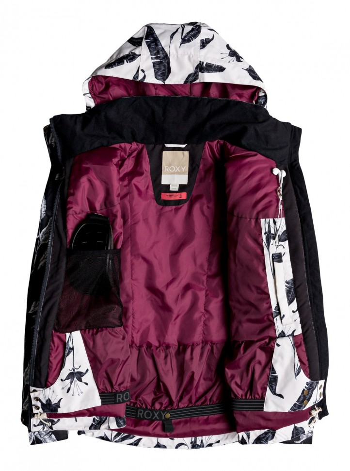 Куртка для сноуборда женская ROXY Rx Jetty Block J True Black_Love Letter фото 3