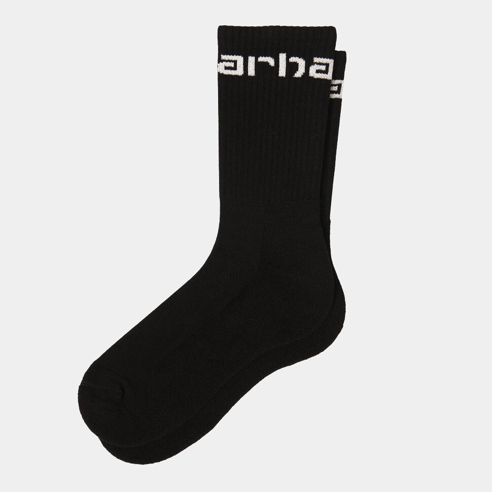 фото Носки carhartt wip carhartt socks black / wax 2021