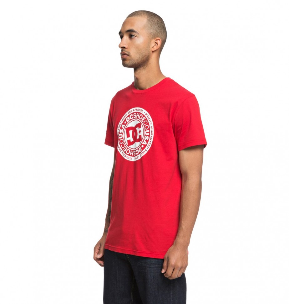 Футболка DC SHOES Circle Star Ss M Tango Red фото 2
