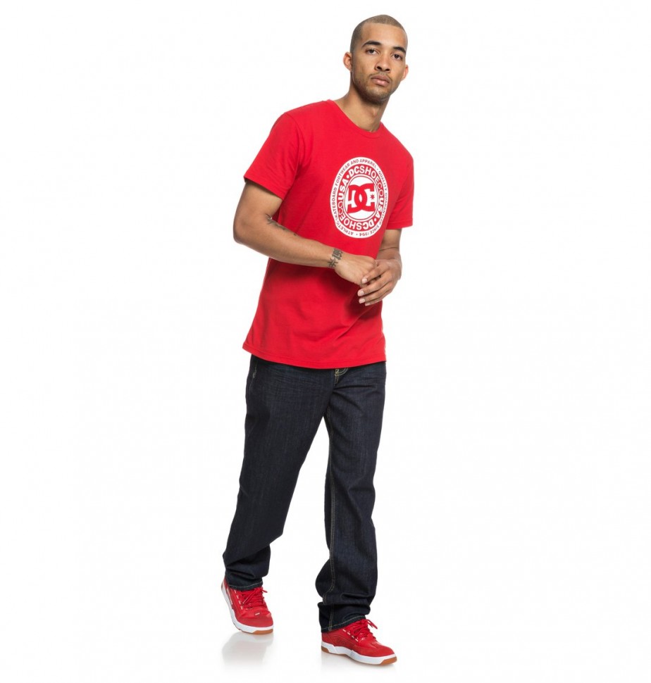 Футболка DC SHOES Circle Star Ss M Tango Red фото 4