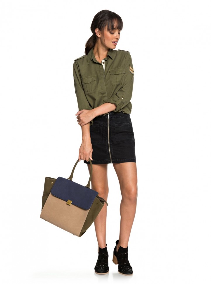 Блузка ROXY Militaryinfluen J Burnt Olive фото 3