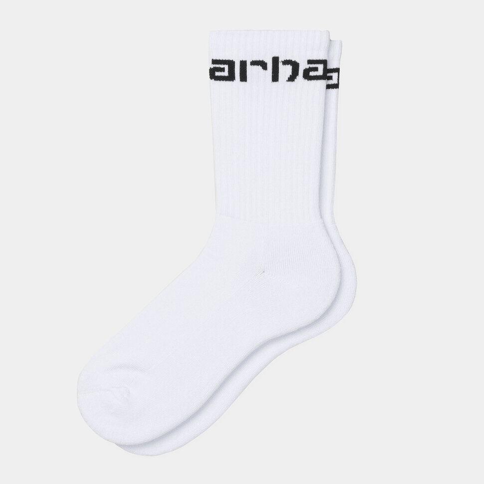фото Носки carhartt wip carhartt socks white / black 2021