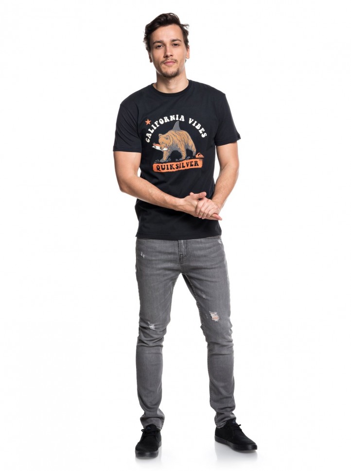 Футболка QUIKSILVER Bearshark M Black фото 2