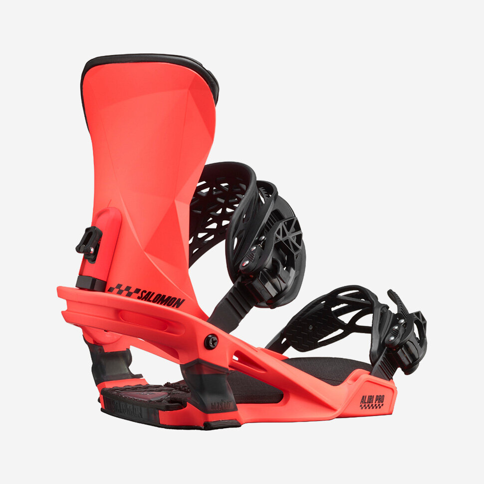 фото Крепления для сноуборда мужские salomon alibi pro red 2022