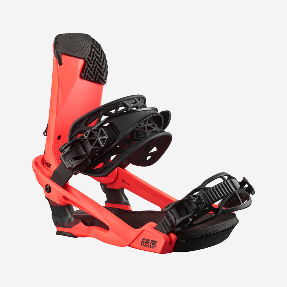 фото Крепления для сноуборда мужские salomon alibi pro red 2022