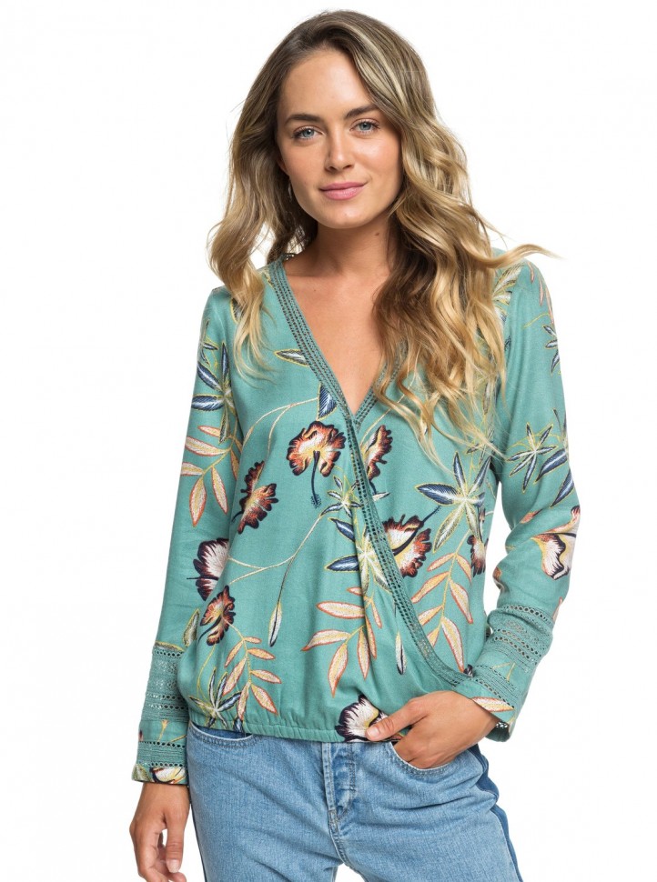 Блузка ROXY Runaway Success J Trellis Bird Flower фото 3