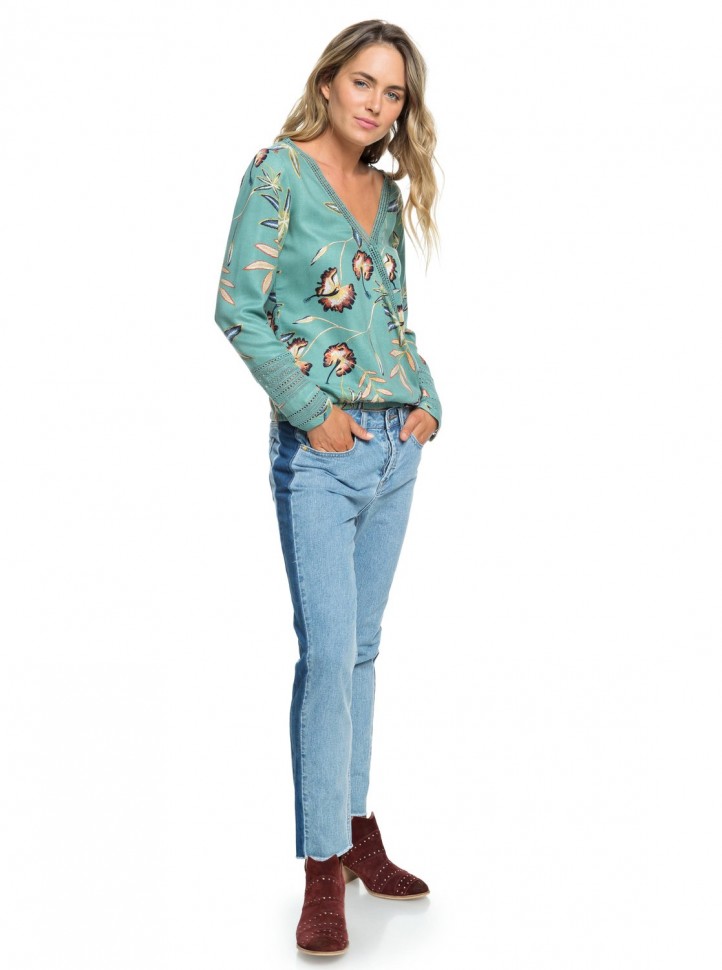 Блузка ROXY Runaway Success J Trellis Bird Flower фото 5