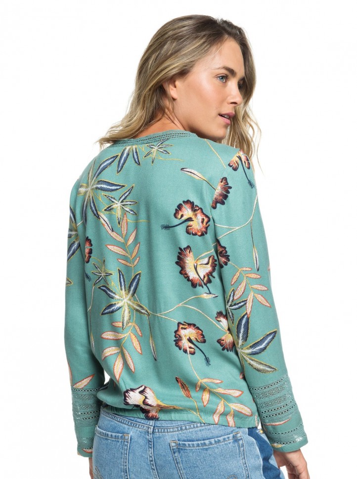 Блузка ROXY Runaway Success J Trellis Bird Flower фото 6