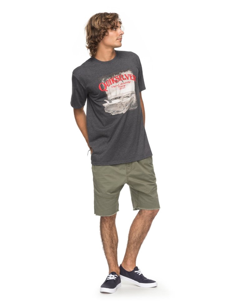 Футболка мужская QUIKSILVER Shdplaytough M Dark Grey Heather фото 2