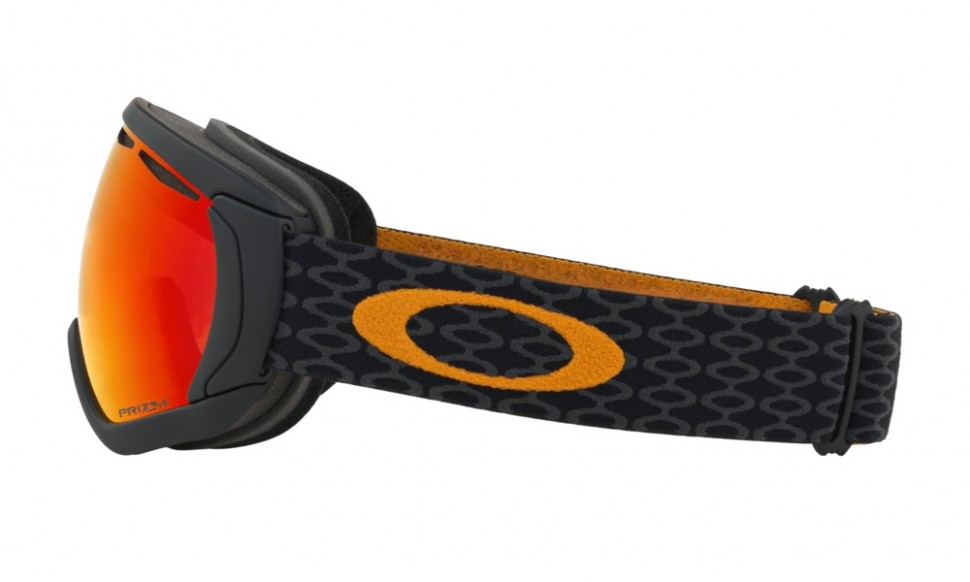 Маска горнолыжная OAKLEY Canopy Skygger Black Orange/Prizm Torch Iridium фото 4