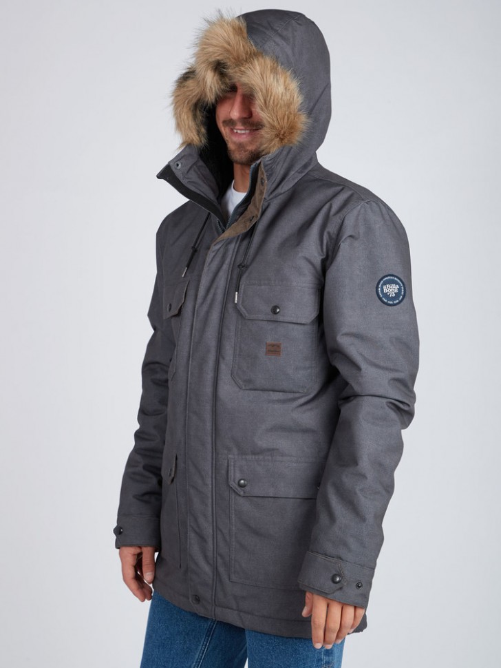 Парка мужская BILLABONG Olca 10K Jacket Asphalt фото 2