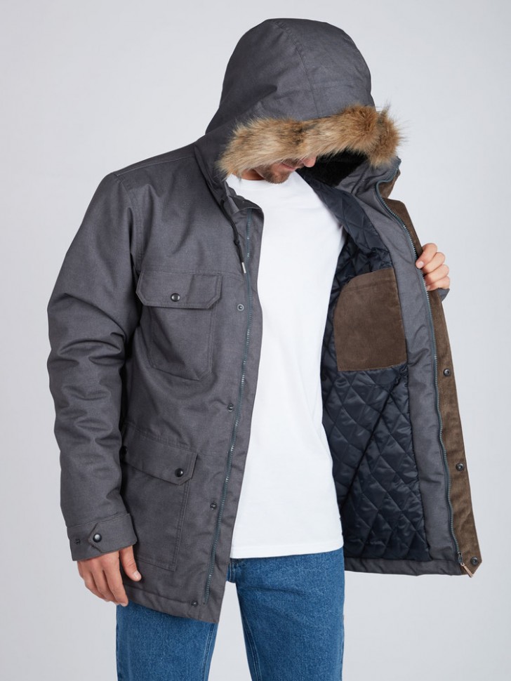 Парка мужская BILLABONG Olca 10K Jacket Asphalt фото 4