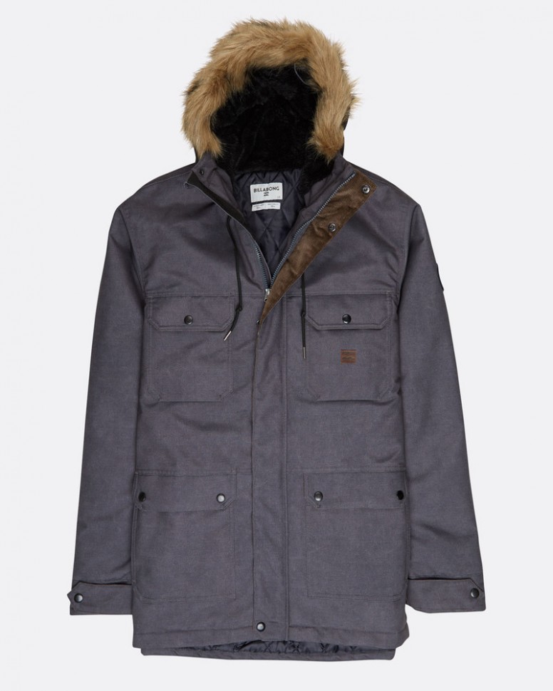 Парка мужская BILLABONG Olca 10K Jacket Asphalt фото 5