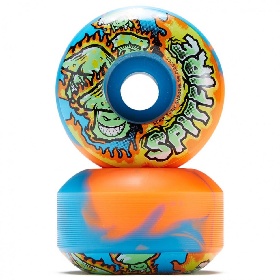 Колеса для скейтборда SPITFIRE Whl Toxic Shroom Swrl Assorted 53MM 99A 2020 фото 2