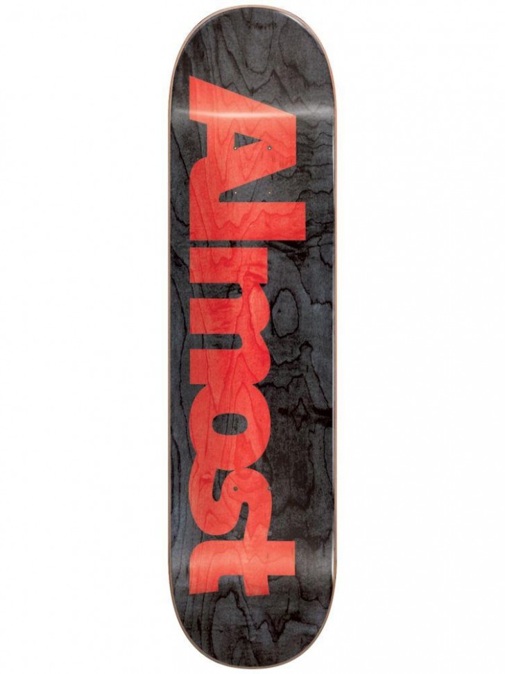 Дека для скейтборда ALMOST Ultimate Logo R7 Black 8.5"
