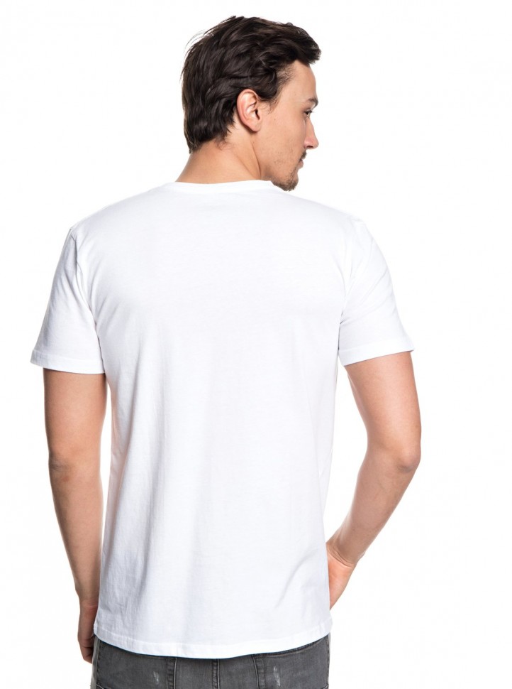 Футболка QUIKSILVER Bearshark M White фото 3