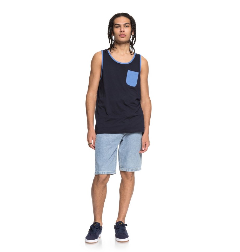 Майка мужская DC SHOES Contra Tank 2 M Dark Indigo фото 2