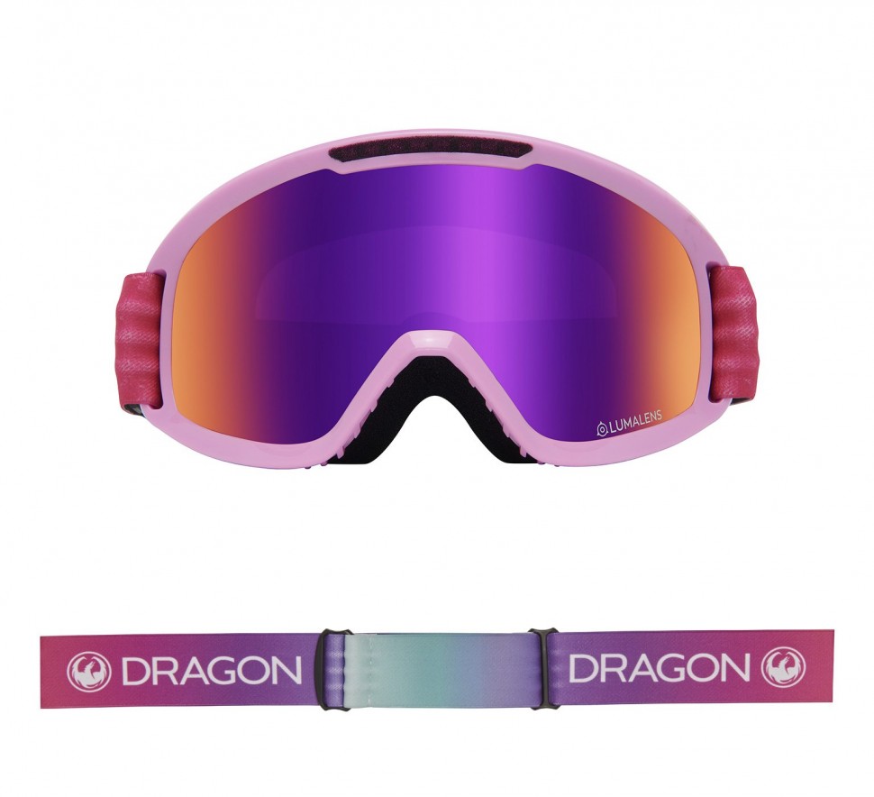 Маска горнолыжная DRAGON Dx2 Candy/Ll Purple Ion + Ll Amber фото 2