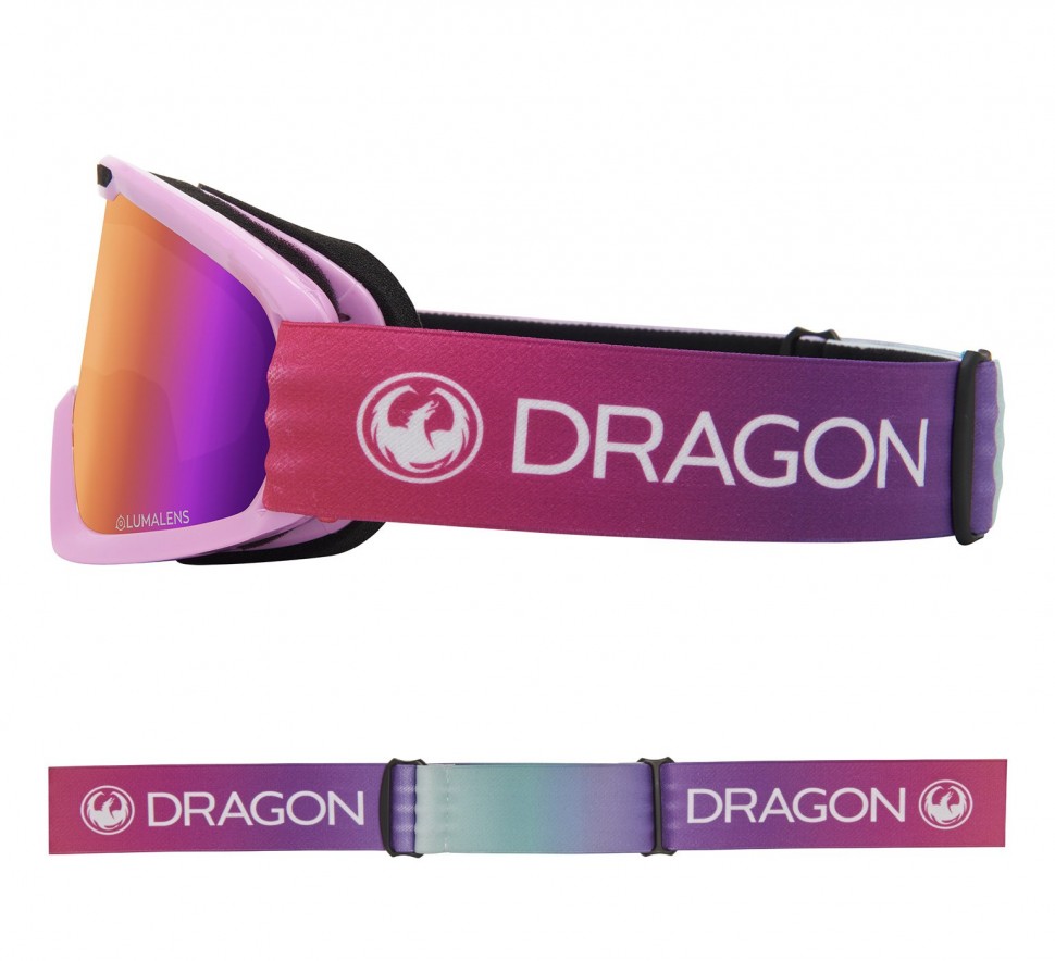 Маска горнолыжная DRAGON Dx2 Candy/Ll Purple Ion + Ll Amber фото 3