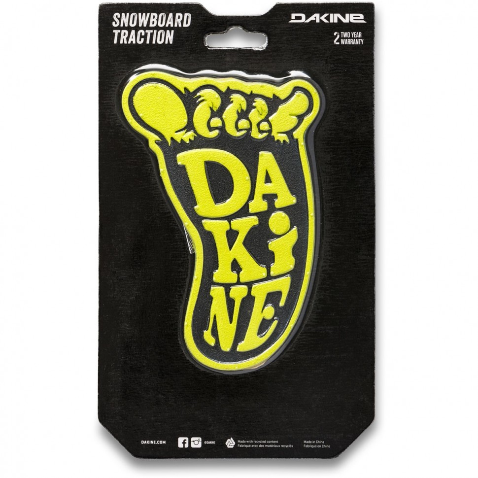 Наклейка на доску DAKINE Shakasquatch Stomp Black / Citron 2020 фото 2
