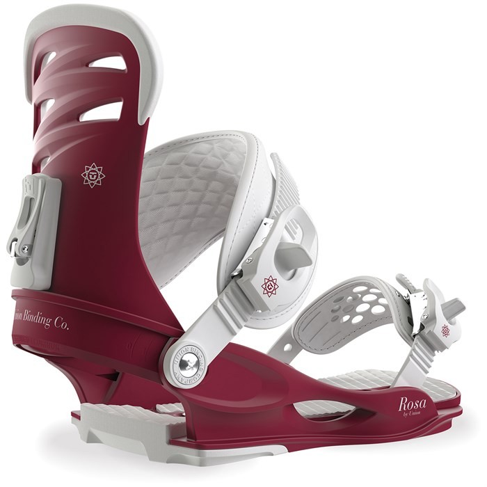 Крепления для сноуборда женские UNION Rosa Burgundy