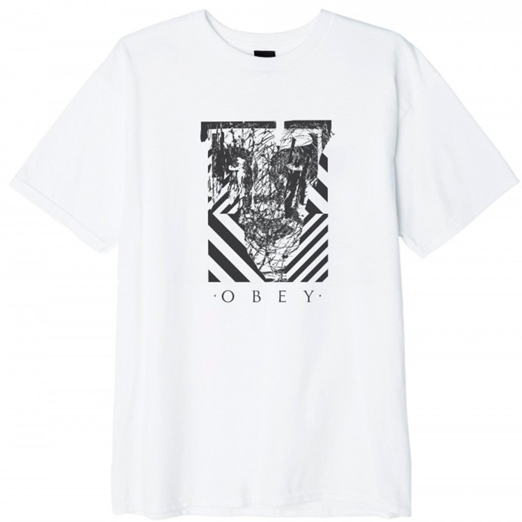 Футболка OBEY Scratched Icon White