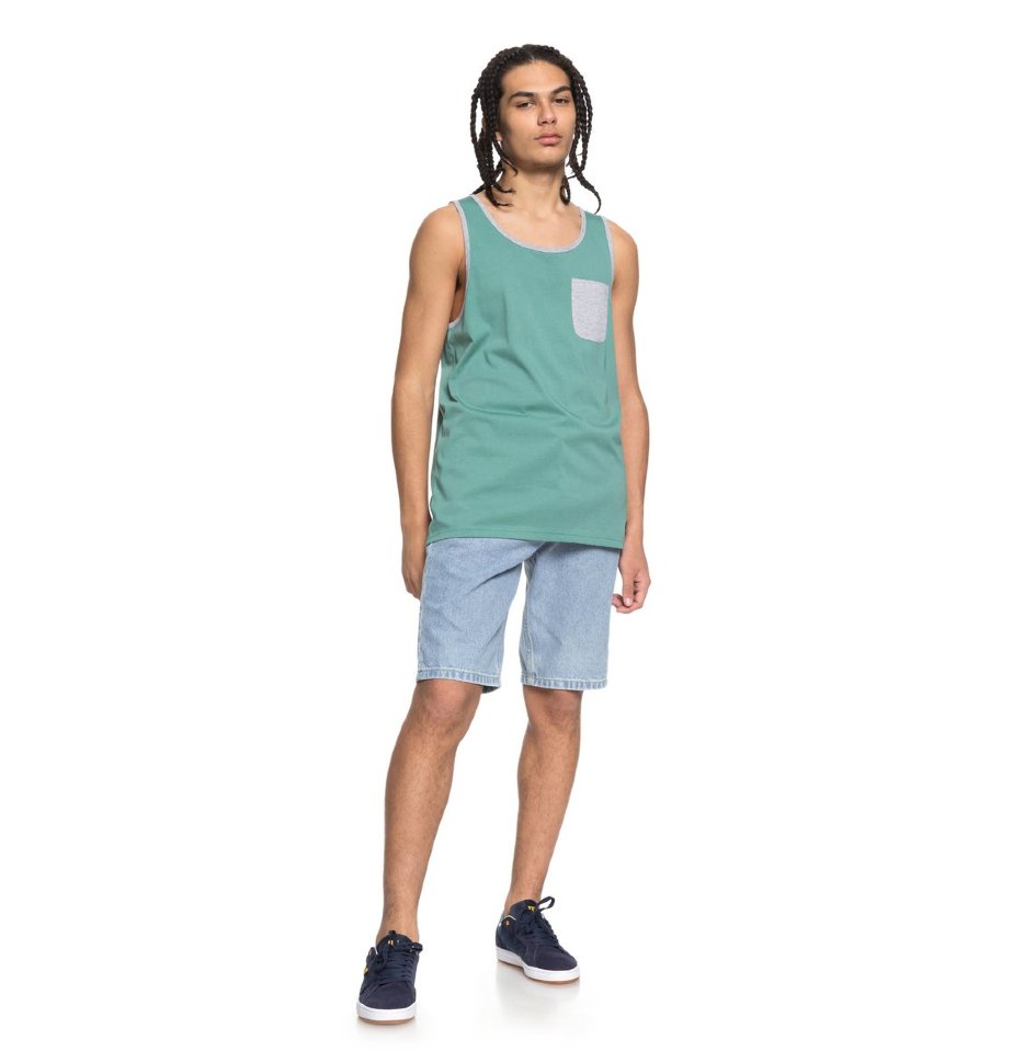 фото Майка мужская dc shoes contra tank 2 m deep sea