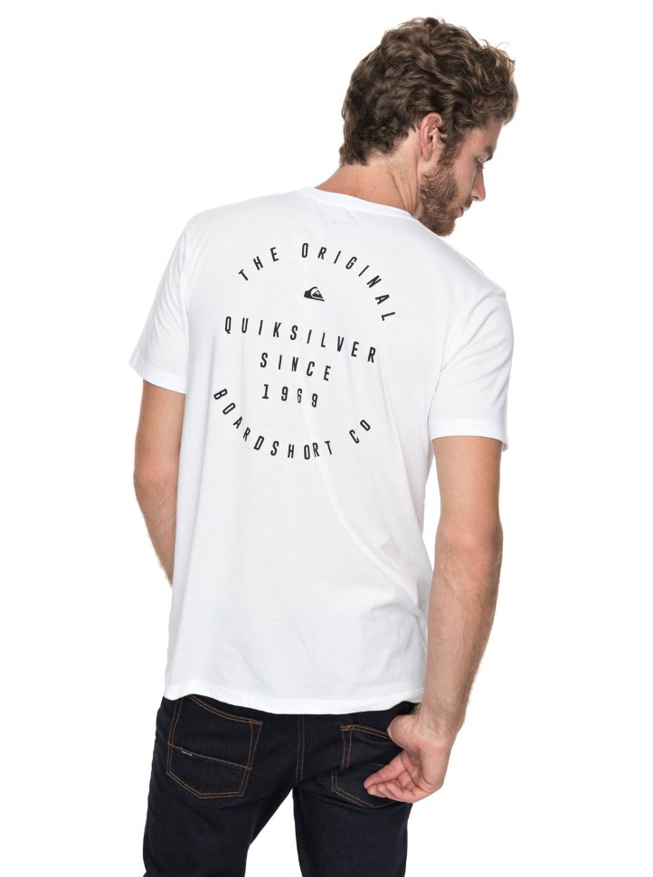 Футболка мужская QUIKSILVER Domespeak M White фото 3