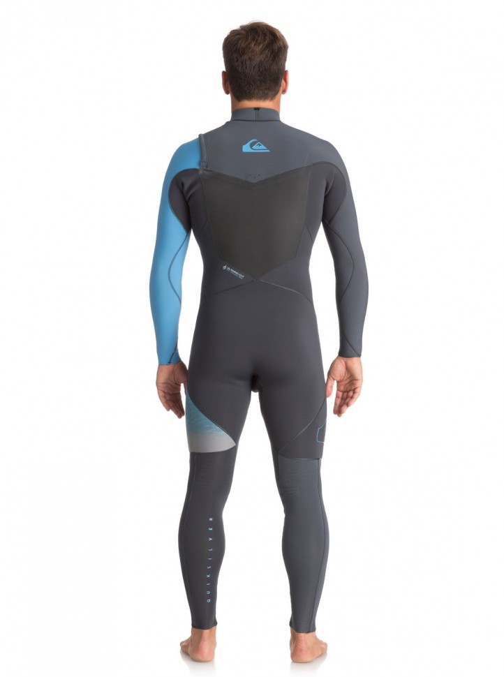 Гидрокостюм мужской QUIKSILVER 32 Hl+ Graphite/ Gun Metal/ Sea Blue фото 2
