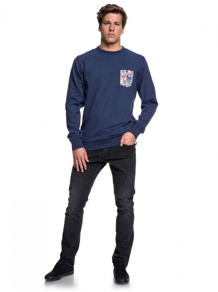 Джемпер QUIKSILVER Takaoman M Navy Blazer Heather фото 2